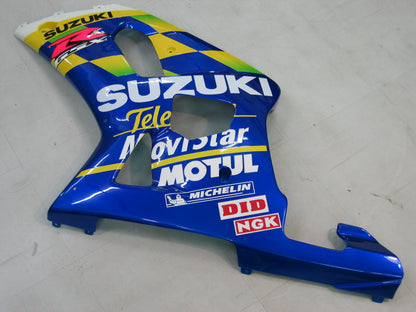 2000-2002 Fairings Suzuki GSXR 1000 Blue Movistar  Generic