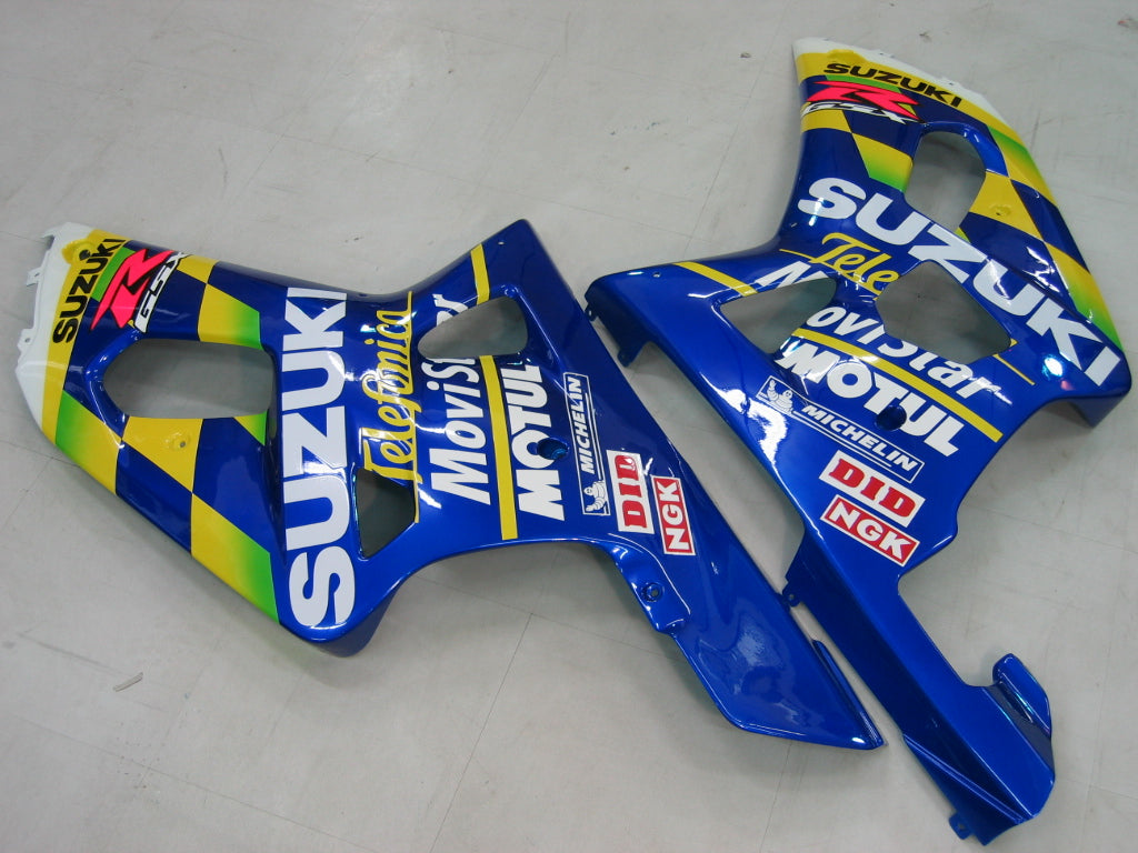 2000-2002 Fairings Suzuki GSXR 1000 Blue Movistar  Generic