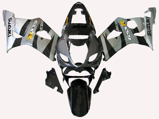 2003-2004 Fairings Suzuki GSXR 1000 Silver & Black GSXR  Generic