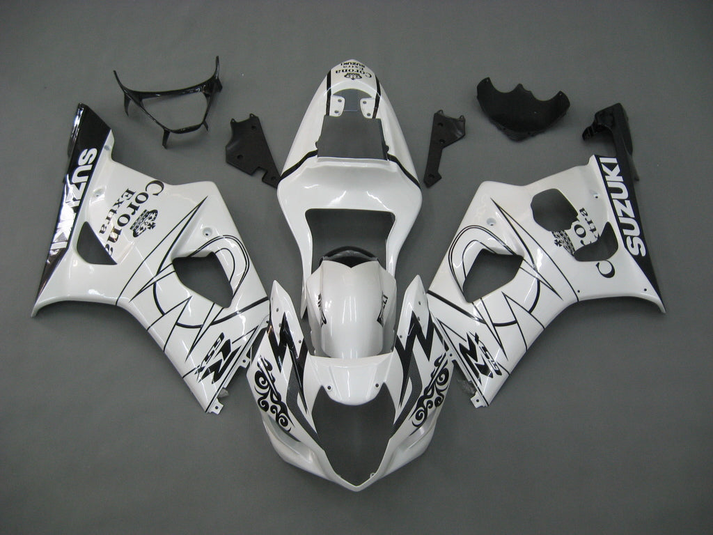 2003-2004 Fairings Suzuki GSXR 1000 White Corona GSXR  Generic