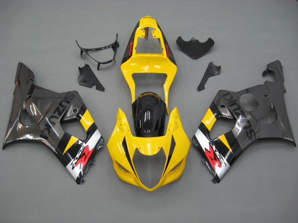 2003-2004 Fairings Suzuki GSXR 1000  Yellow & Black GSXR Generic