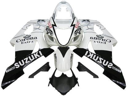 2003-2004 Fairings Suzuki GSXR 1000 White & Black Corona Suzuki  Generic