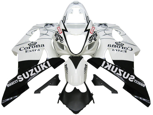 2003-2004 Fairings Suzuki GSXR 1000 White & Black Corona Suzuki  Generic