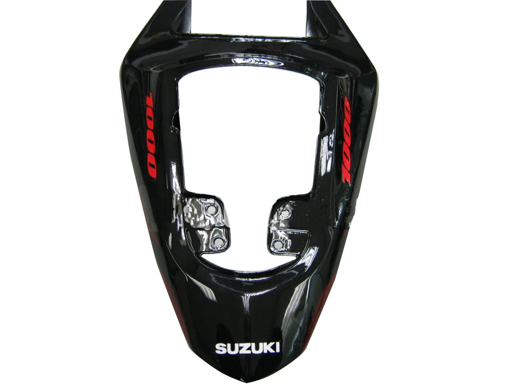 2003-2004 Fairings Suzuki GSXR 1000 Black & Red Flame  Generic