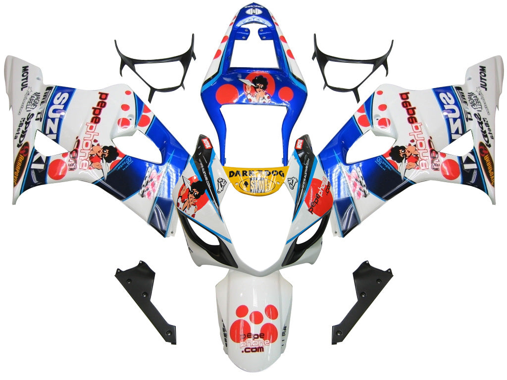 2003-2004 Fairings Suzuki GSXR 1000 Multi-Color pepephone  Generic