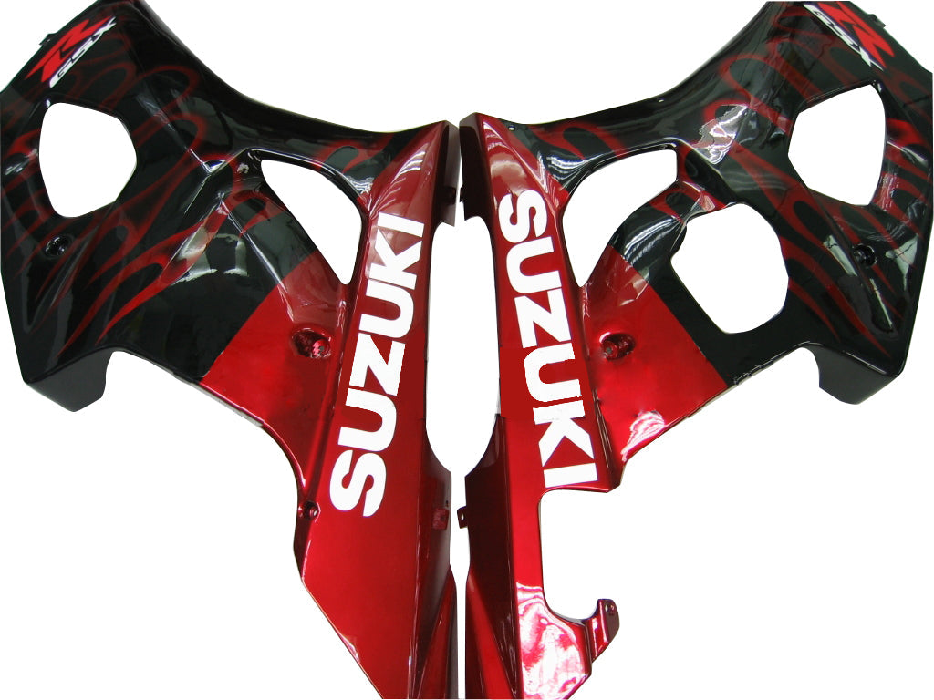 2003-2004 Fairings Suzuki GSXR 1000 Black & Red Flame Suzuki  Generic