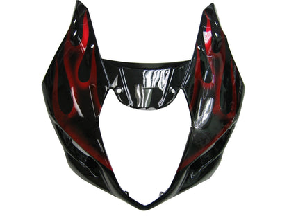 2003-2004 Fairings Suzuki GSXR 1000 Black & Red Flame Suzuki  Generic