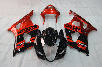 2003-2004 Fairings Suzuki GSXR 1000 Black Red GSXR  Generic