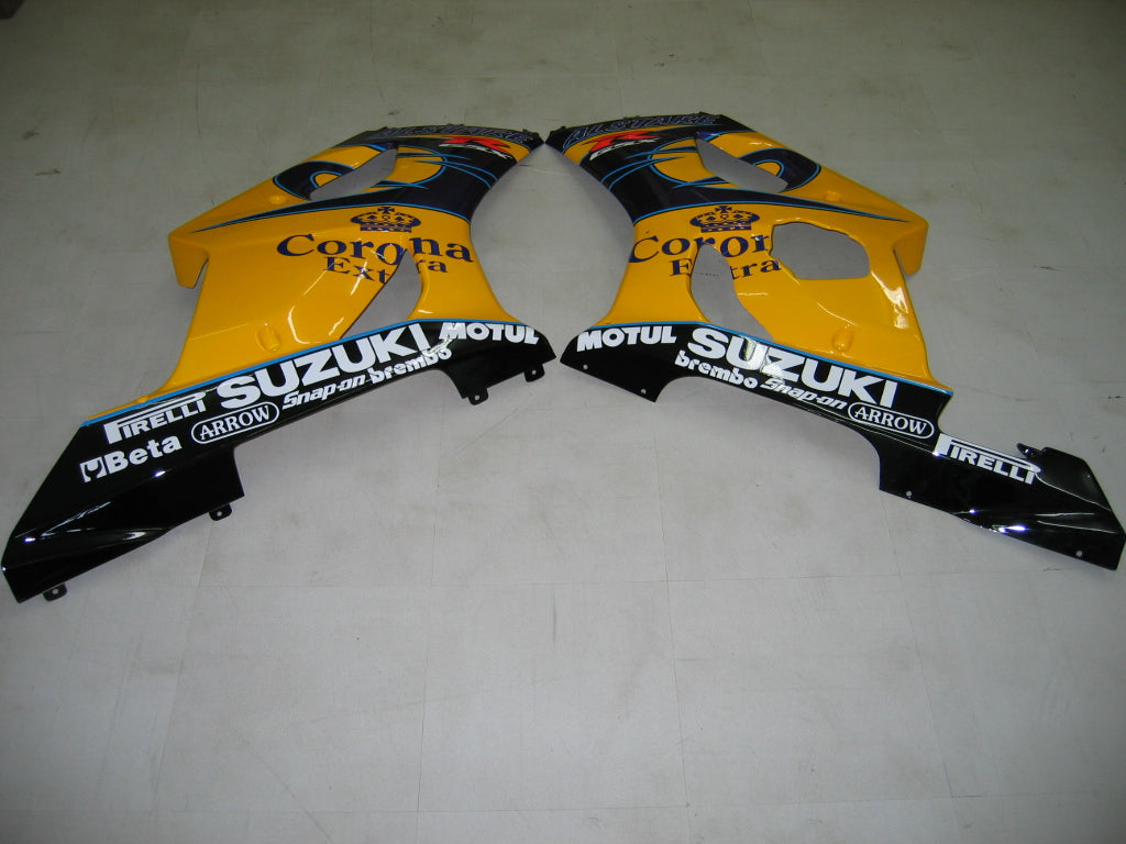 2003-2004 Fairings Suzuki GSXR 1000 Yellow & White Corona  Generic