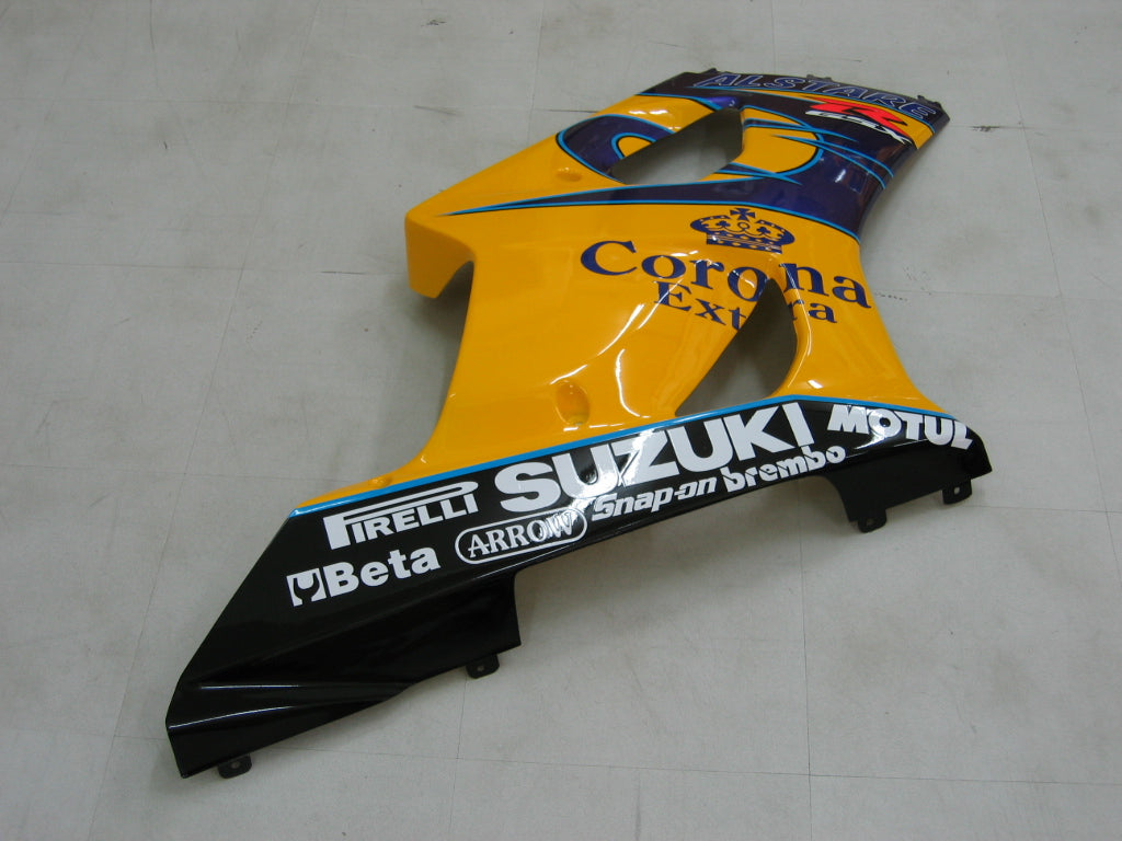 2003-2004 Fairings Suzuki GSXR 1000 Yellow & White Corona  Generic