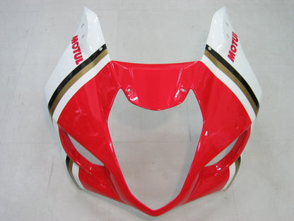 2003-2004 Fairings Suzuki GSXR 1000 White & Red Lucky Strike  Generic