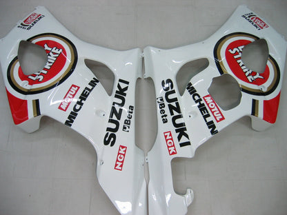 2003-2004 Fairings Suzuki GSXR 1000 White & Red Lucky Strike  Generic