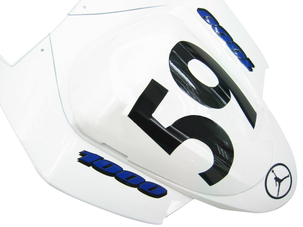 2005-2006 Fairings Suzuki GSXR 1000 White & Blue Jordan  Generic