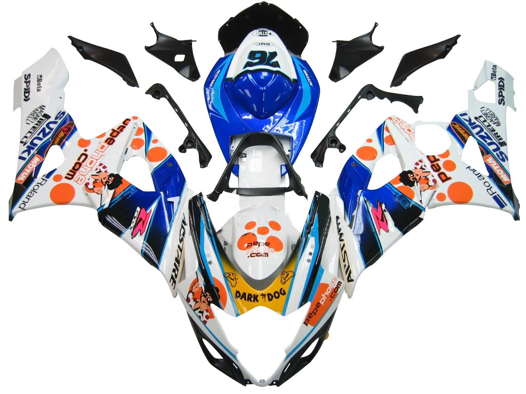 2005-2006 Fairings Suzuki GSXR 1000 Multi-Color pepephone  Generic