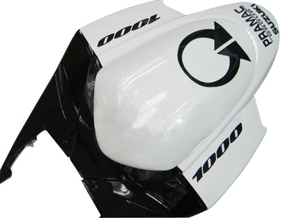 2005-2006 Fairings Suzuki GSXR 1000 White Black Pramac  Generic