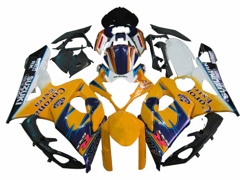 2005-2006 Fairings Suzuki GSXR 1000 Blue Yellow Alstare Corona  Generic