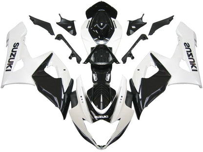 2005-2006 Fairings Suzuki GSXR 1000 White & Black GSXR  Generic
