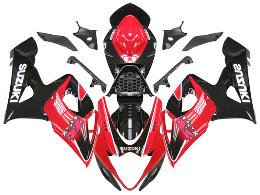 2005-2006 Fairings Suzuki GSXR 1000 Black and Red GSXR  Generic