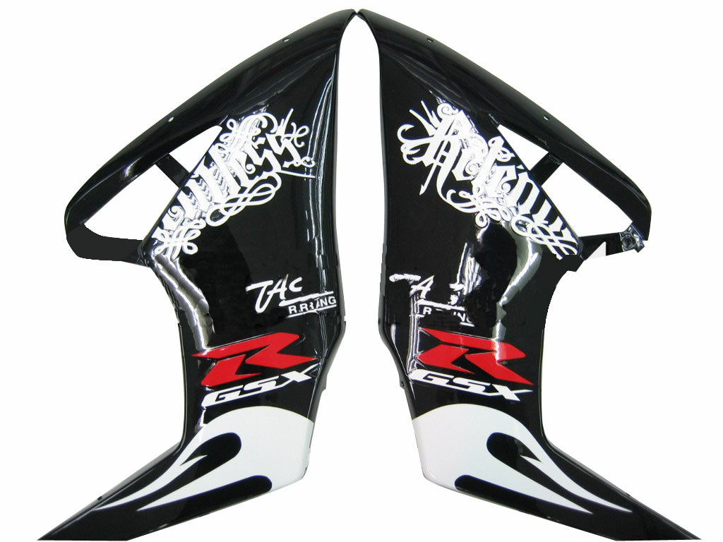 2005-2006 Fairings Suzuki GSXR 1000 Black White Suzuki GSXR  Generic