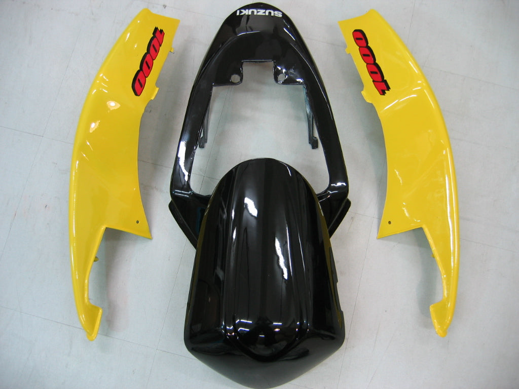 2005-2006 Fairings Suzuki GSXR 1000 Yellow & Black  Generic