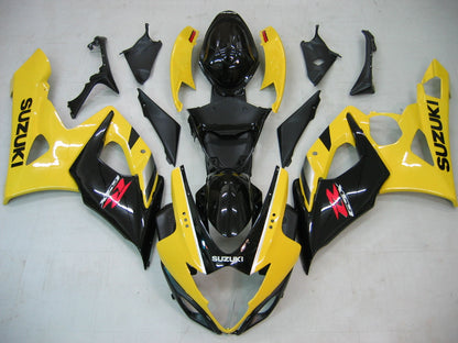 2005-2006 Fairings Suzuki GSXR 1000 Yellow & Black  Generic