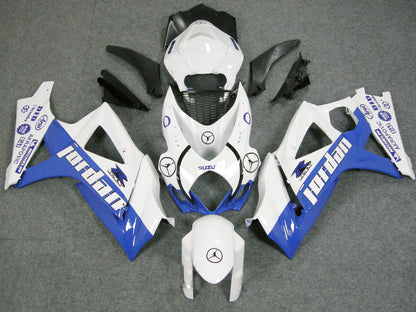 2007-2008 Fairings Suzuki GSXR 1000 White & Blue Jordan  Generic