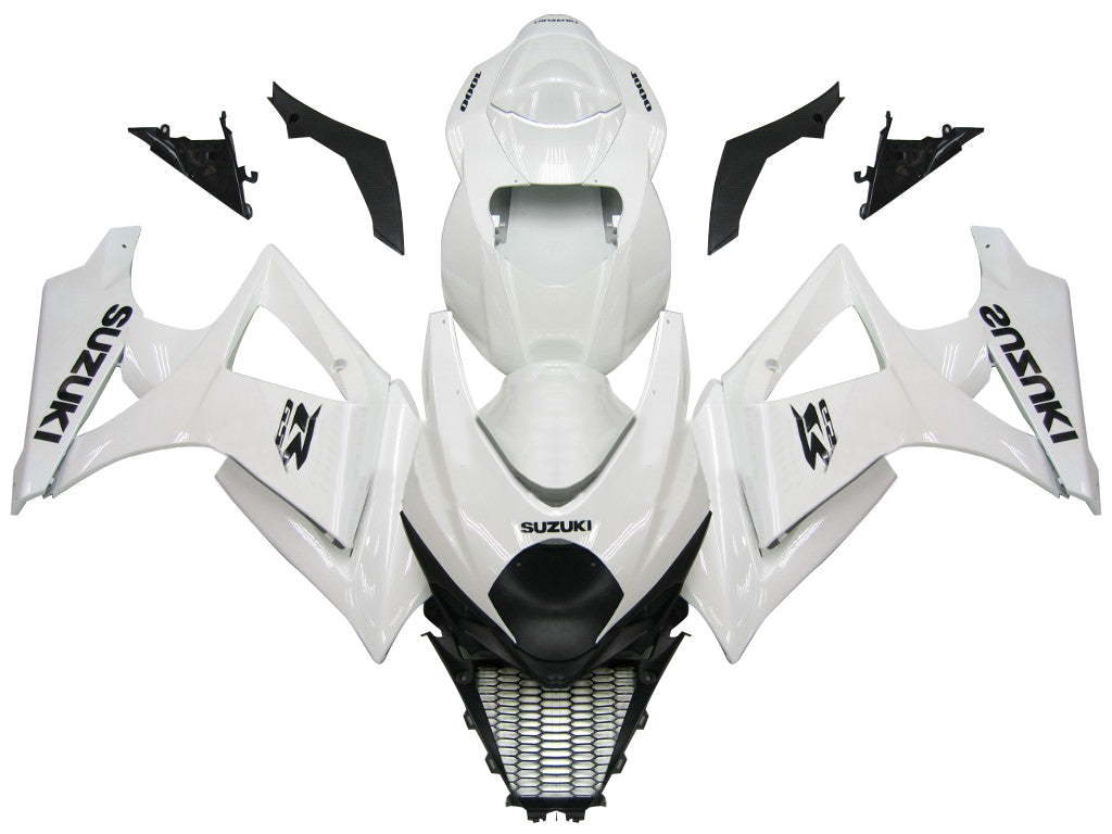 2007-2008 Fairings Suzuki GSXR 1000 White GSXR  Generic