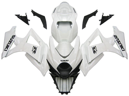 2007-2008 Fairings Suzuki GSXR 1000 White GSXR  Generic