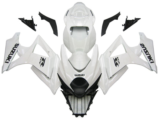 2007-2008 Fairings Suzuki GSXR 1000 White GSXR  Generic
