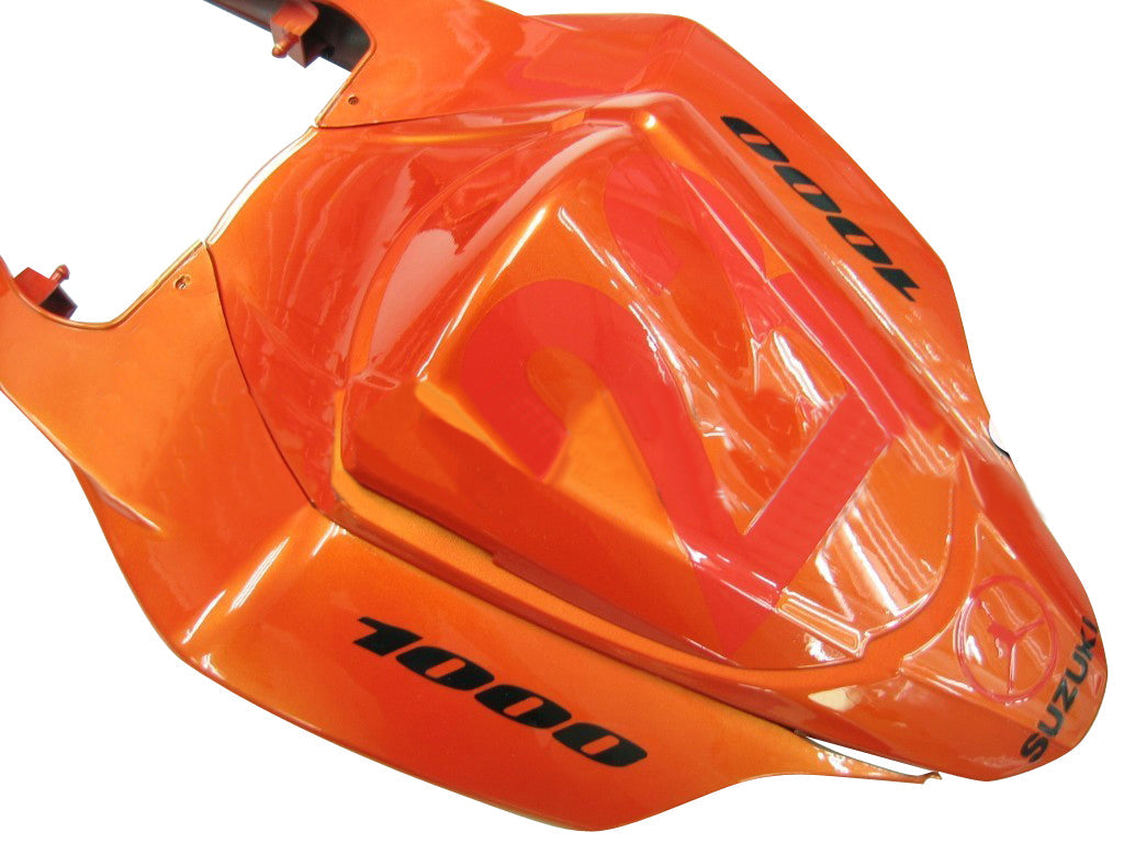 2007-2008 Fairings Suzuki GSXR 1000 Orange Metallic & Black Jordan  Generic