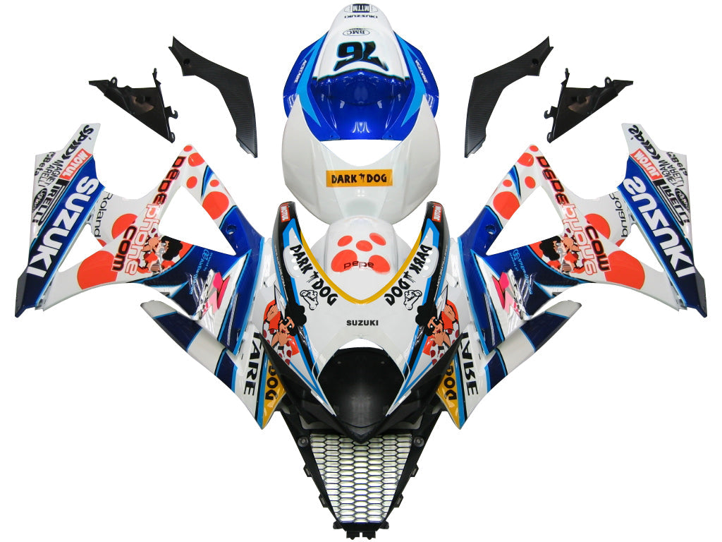 2007-2008 Fairings Suzuki GSXR 1000 Multi-Color pepephone No.76  Generic