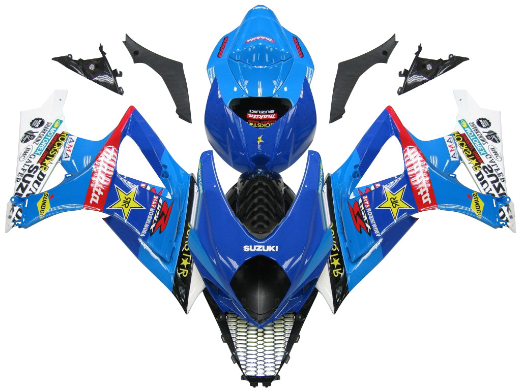 2007-2008 Fairings Suzuki GSXR 1000 Blue Rockstar   Generic