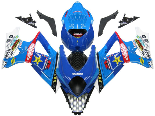 2007-2008 Fairings Suzuki GSXR 1000 Blue Rockstar   Generic