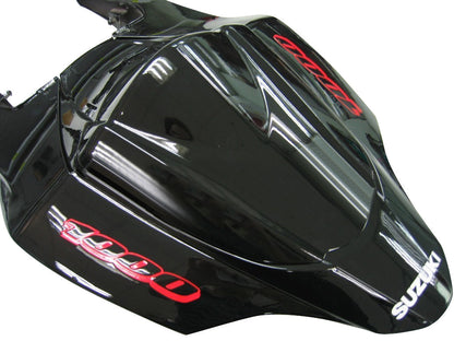 2007-2008 Fairings Suzuki GSXR 1000 Black & Orange Gold Flame  Generic