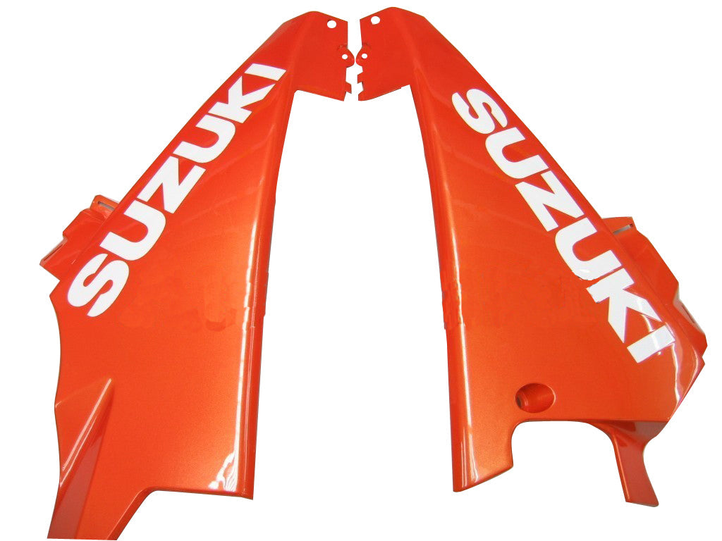 2007-2008 Fairings Suzuki GSXR 1000 Black & Orange Gold Flame  Generic