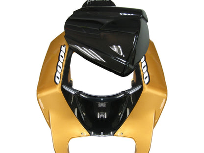 2007-2008 Fairings Suzuki GSXR 1000 Black & Gold GSXR  Generic