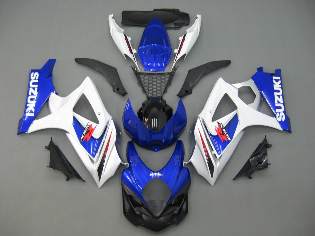 2007-2008 Fairings Suzuki GSXR 1000 Blue & White GSXR Generic
