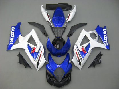 2007-2008 Fairings Suzuki GSXR 1000 Blue & White GSXR Generic