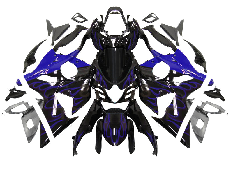 2009-2016 Fairings Suzuki GSXR 1000 Black & Blue Flame Generic