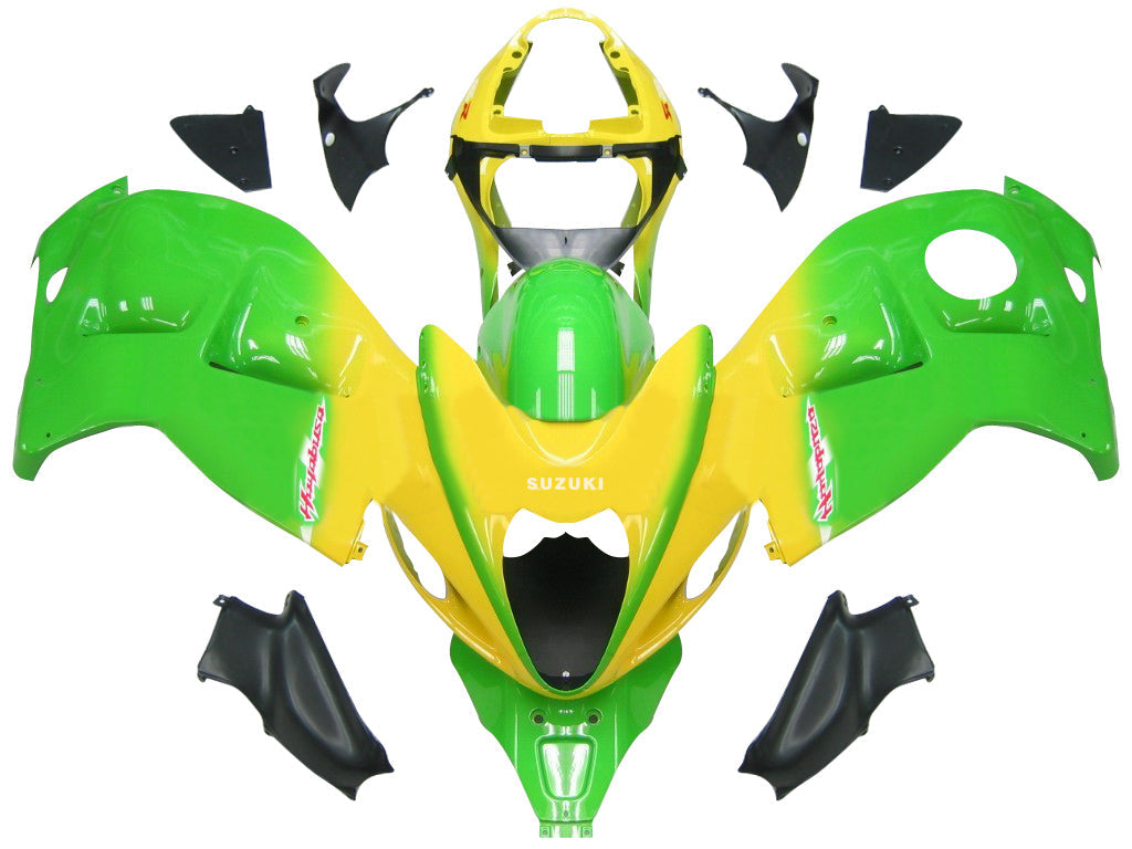1999-2007 Fairings Suzuki GSX1300 Hayabusa Green & Yellow Hayabusa  Generic