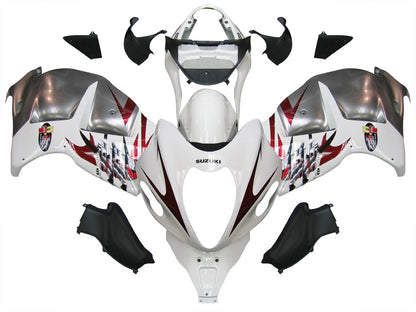 1999-2007 Fairings Suzuki GSX1300 Hayabusa White & Silver Hayabusa   Generic