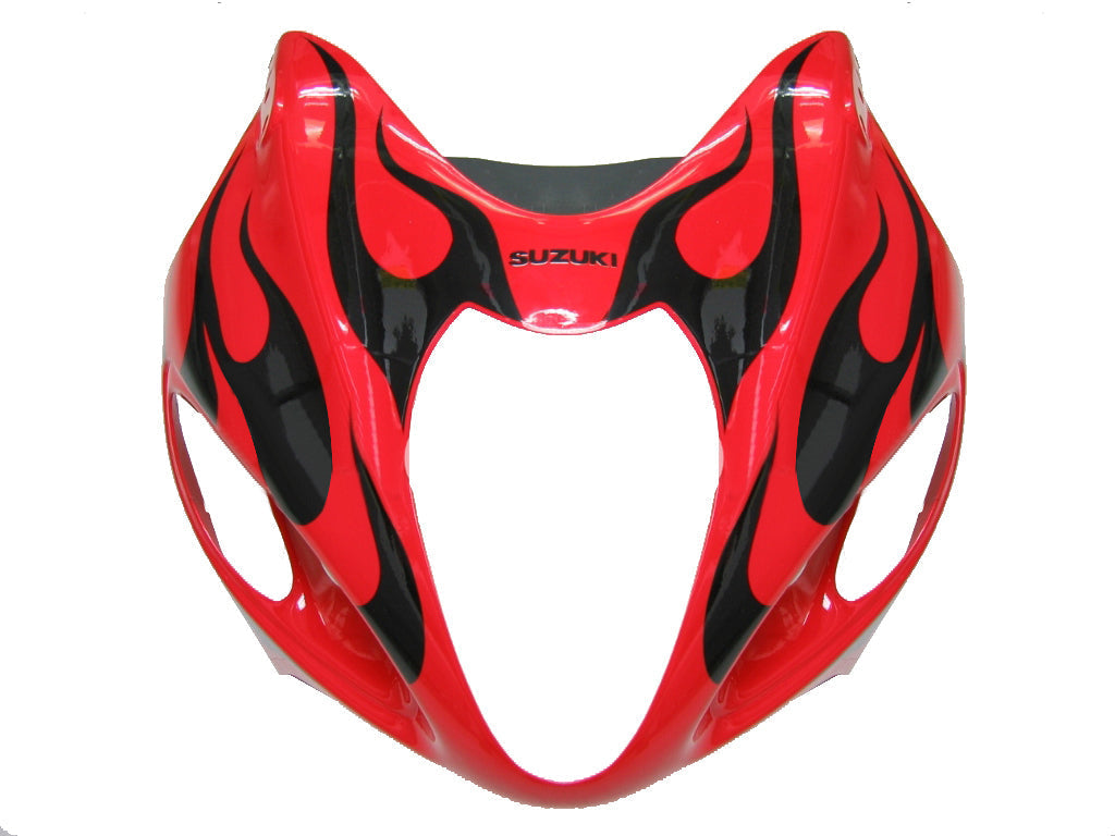1999-2007 Fairings Suzuki GSX1300 Hayabusa Red & Black Flame Generic