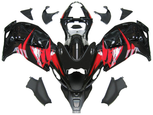 1999-2007 Fairings Suzuki GSX1300 Hayabusa Black and Red Hayabusa Generic