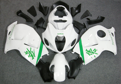 1999-2007 Fairings Suzuki GSX1300 Hayabusa White Green Research47 Generic