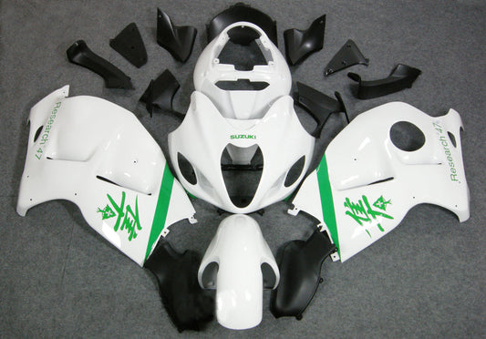 1999-2007 Fairings Suzuki GSX1300 Hayabusa White Green Research47 Generic