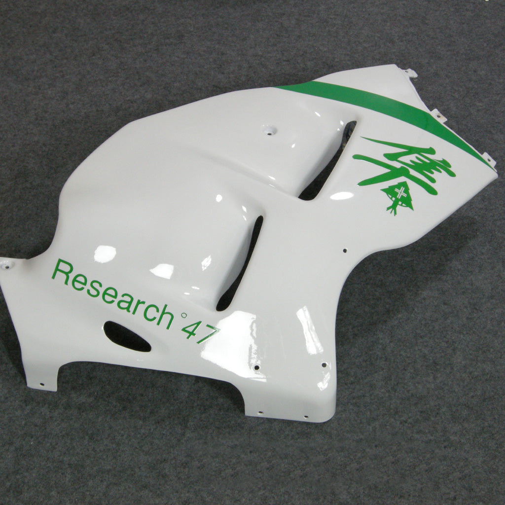 1999-2007 Fairings Suzuki GSX1300 Hayabusa White Green Research47 Generic