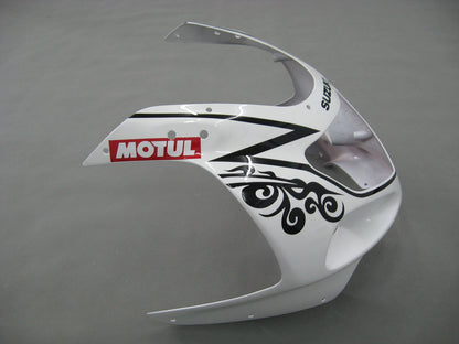 2001-2003 Fairings Suzuki GSXR 600 White Black Alstare Corona GSXR Generic