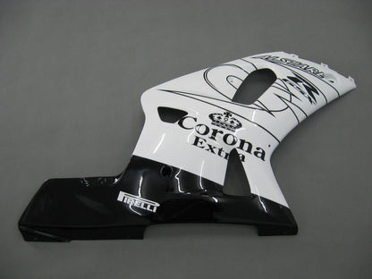 2001-2003 Fairings Suzuki GSXR 600 White Black Alstare Corona GSXR Generic