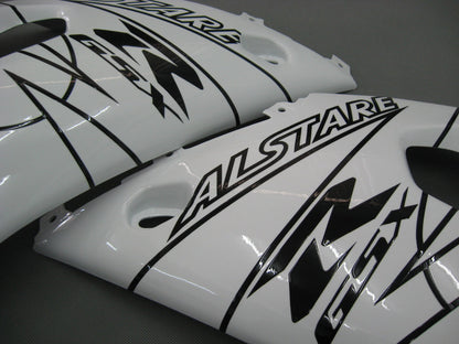 2001-2003 Fairings Suzuki GSXR 600 White Black Alstare Corona GSXR Generic