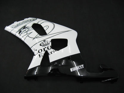 2001-2003 Fairings Suzuki GSXR 600 White Black Alstare Corona GSXR Generic